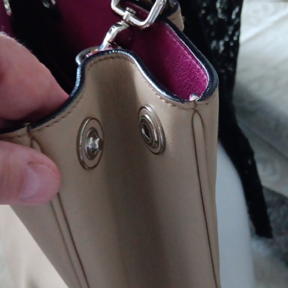 **Sale** Dior Beige Tote And Her Baby... with Pink Interior and Silver Hardware - Picture 4 of 16